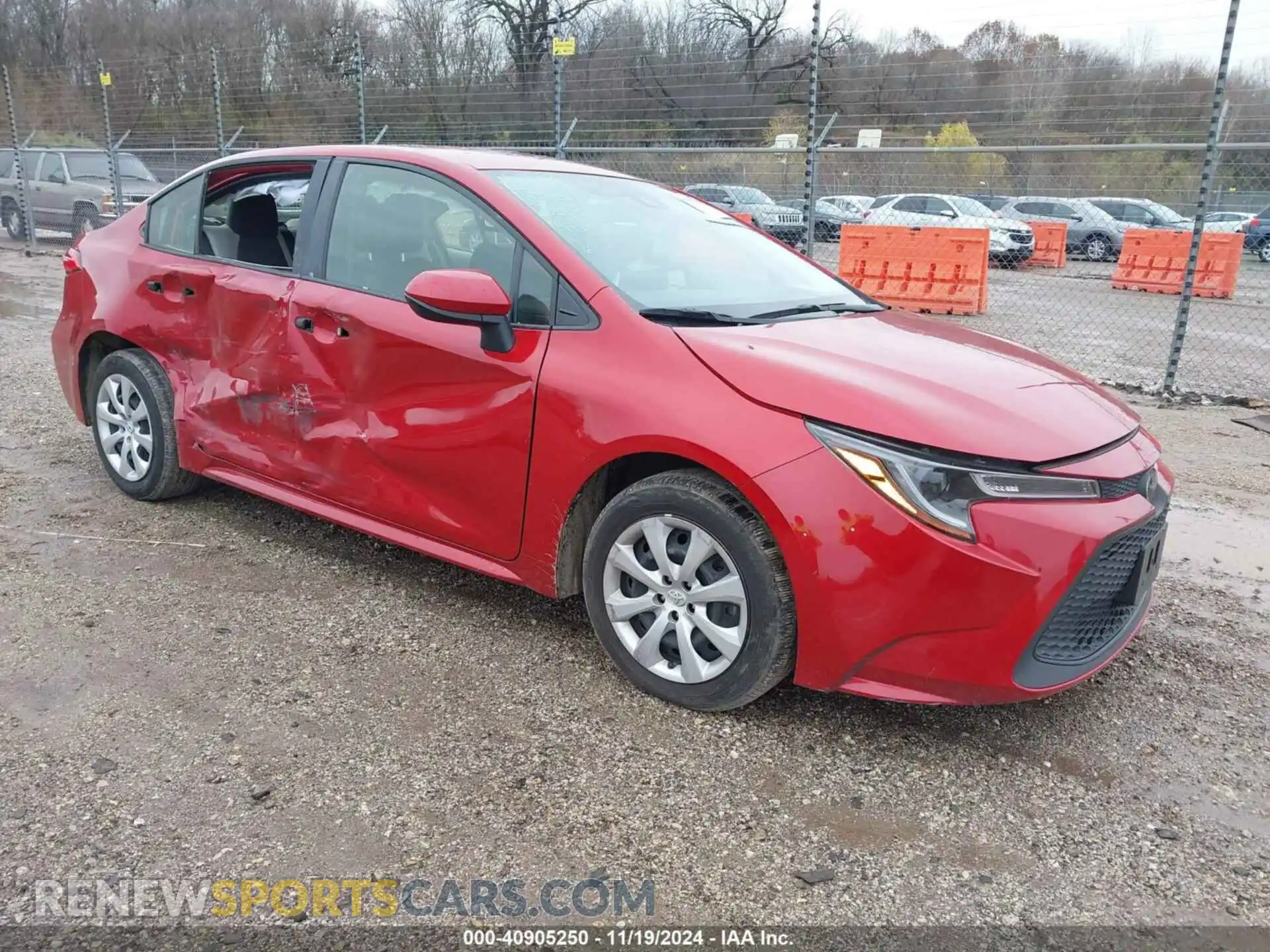1 Photograph of a damaged car JTDEPMAE6MJ117441 TOYOTA COROLLA 2021