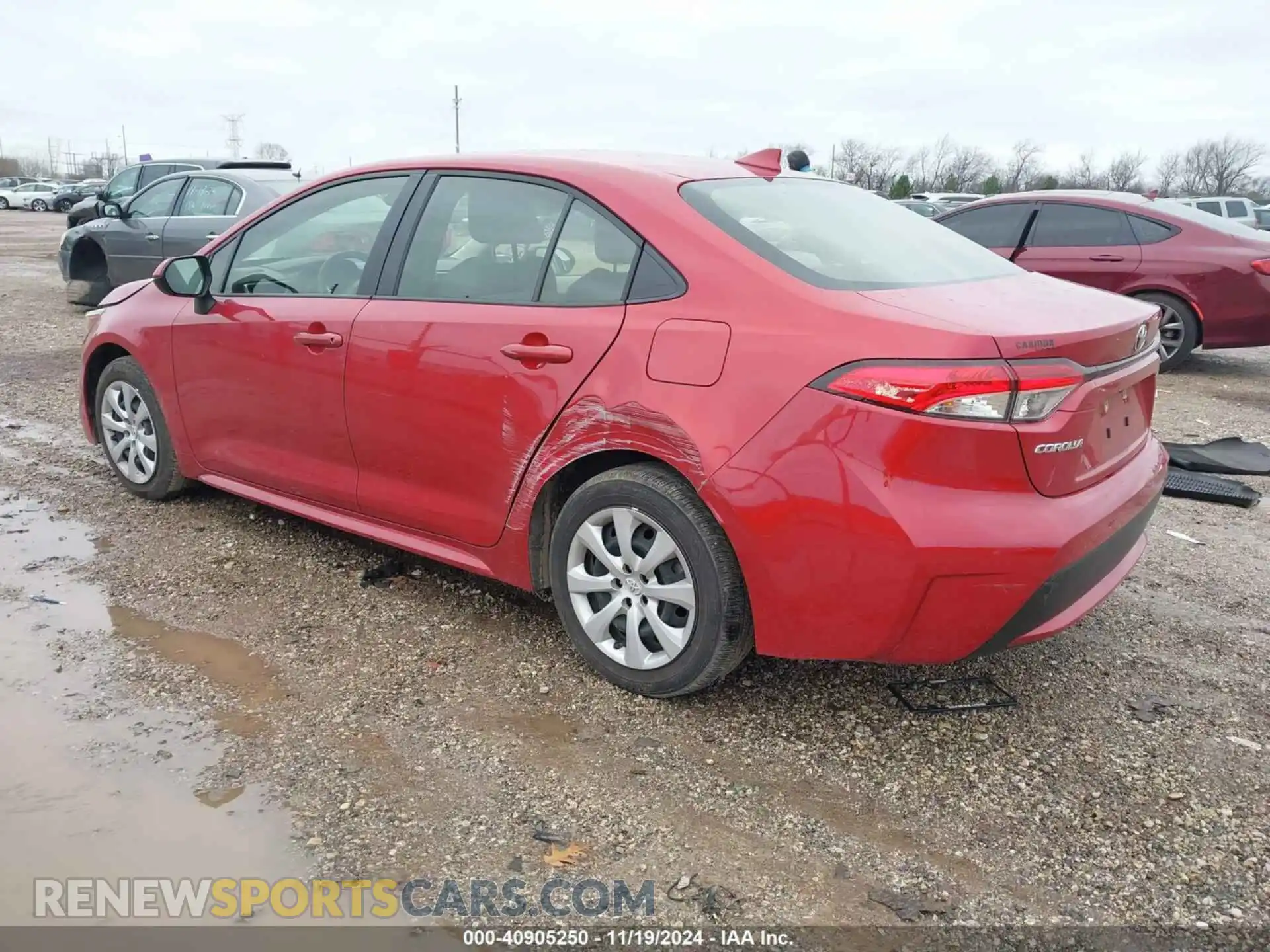3 Photograph of a damaged car JTDEPMAE6MJ117441 TOYOTA COROLLA 2021