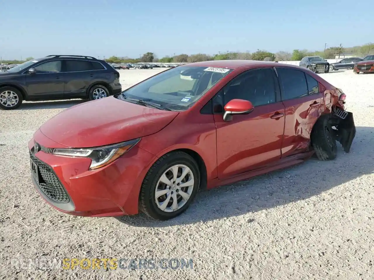 1 Photograph of a damaged car JTDEPMAE6MJ123384 TOYOTA COROLLA 2021