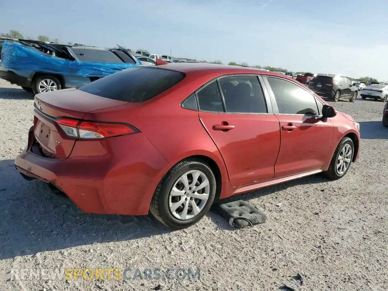 3 Photograph of a damaged car JTDEPMAE6MJ123384 TOYOTA COROLLA 2021