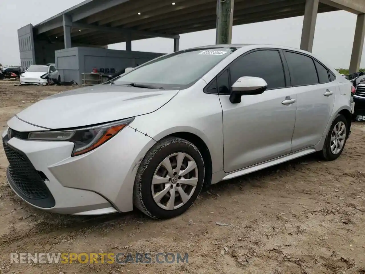 1 Photograph of a damaged car JTDEPMAE6MJ123837 TOYOTA COROLLA 2021
