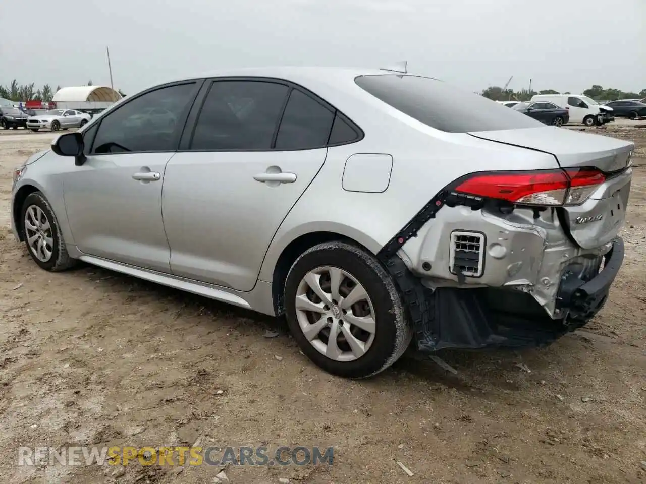 2 Photograph of a damaged car JTDEPMAE6MJ123837 TOYOTA COROLLA 2021