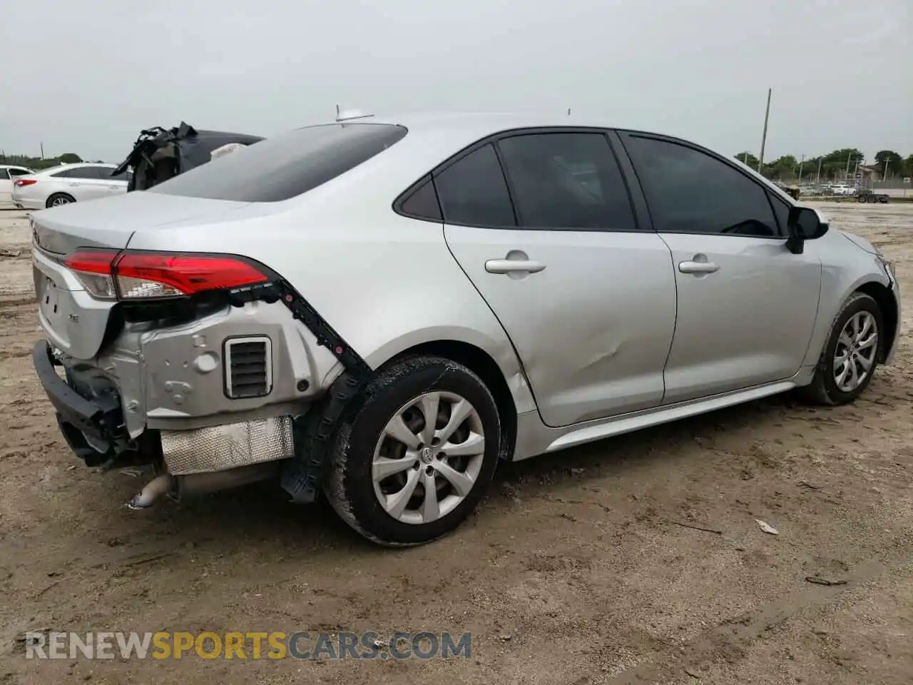3 Photograph of a damaged car JTDEPMAE6MJ123837 TOYOTA COROLLA 2021