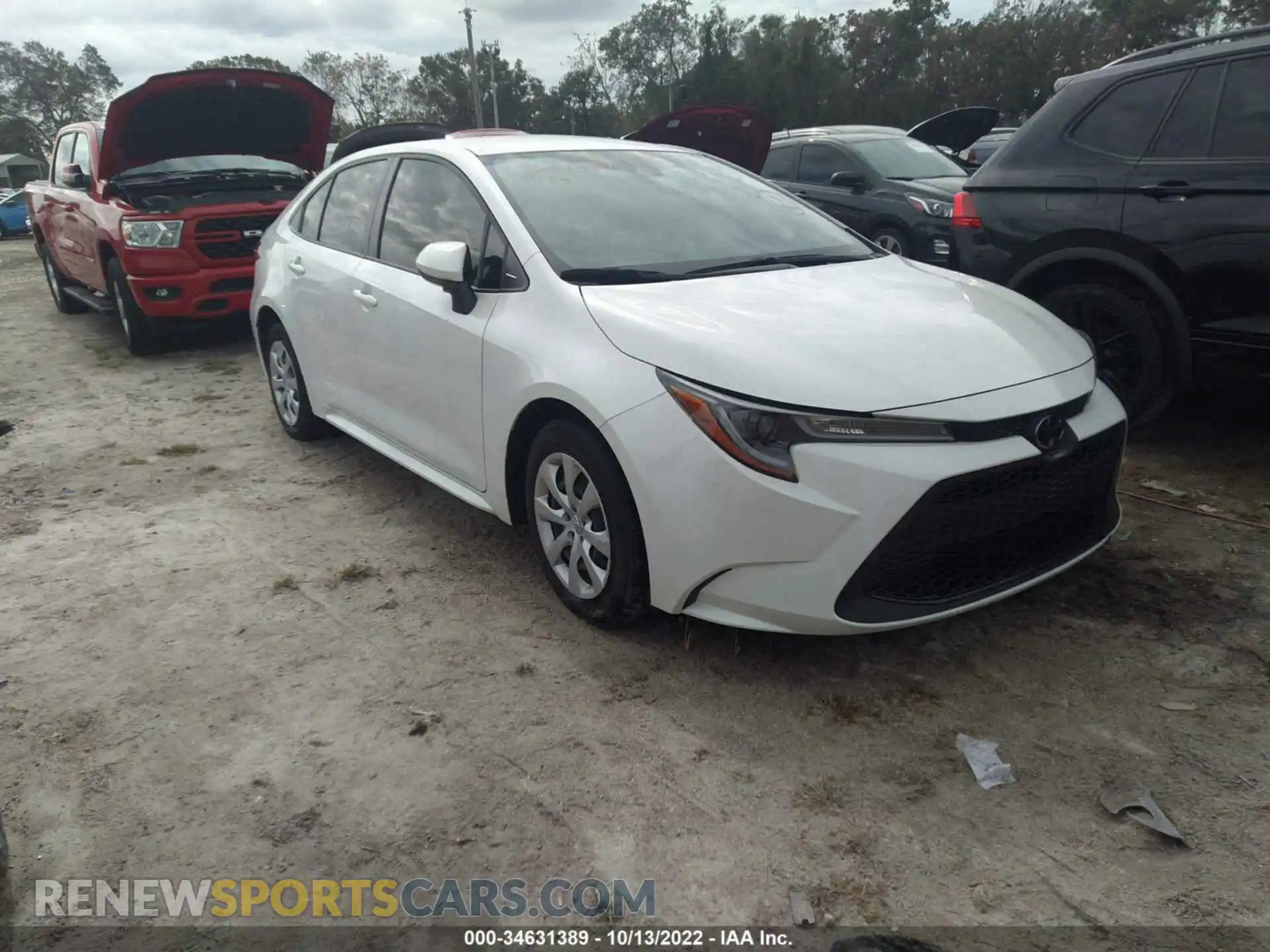 1 Photograph of a damaged car JTDEPMAE6MJ123952 TOYOTA COROLLA 2021