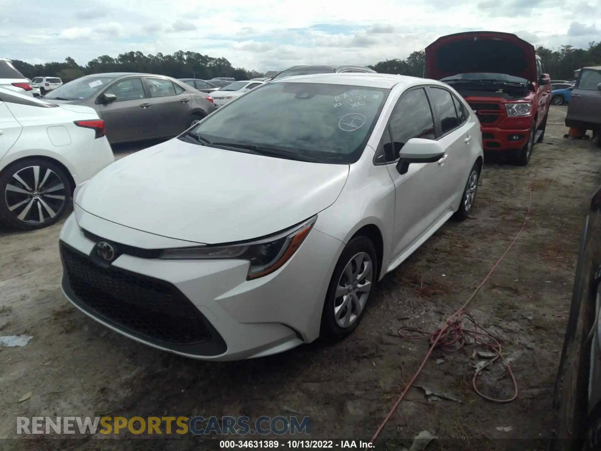 2 Photograph of a damaged car JTDEPMAE6MJ123952 TOYOTA COROLLA 2021