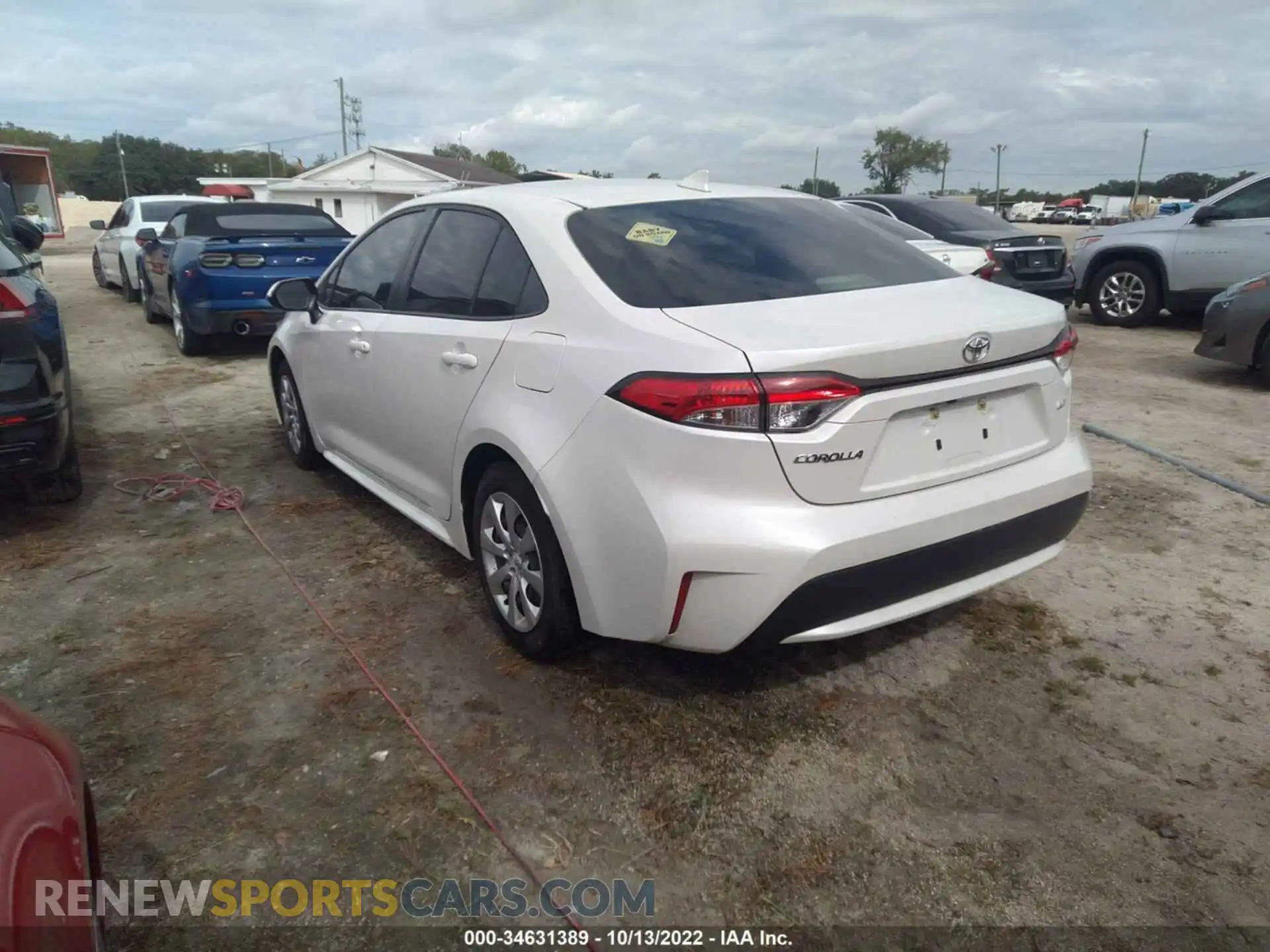 3 Photograph of a damaged car JTDEPMAE6MJ123952 TOYOTA COROLLA 2021
