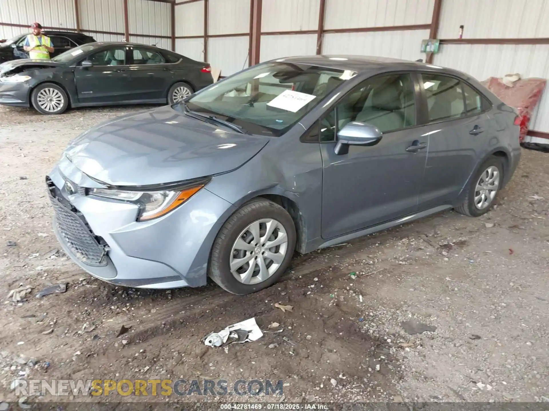 2 Photograph of a damaged car JTDEPMAE6MJ125684 TOYOTA COROLLA 2021