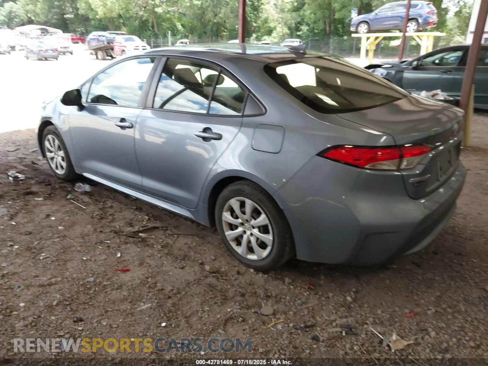 3 Photograph of a damaged car JTDEPMAE6MJ125684 TOYOTA COROLLA 2021