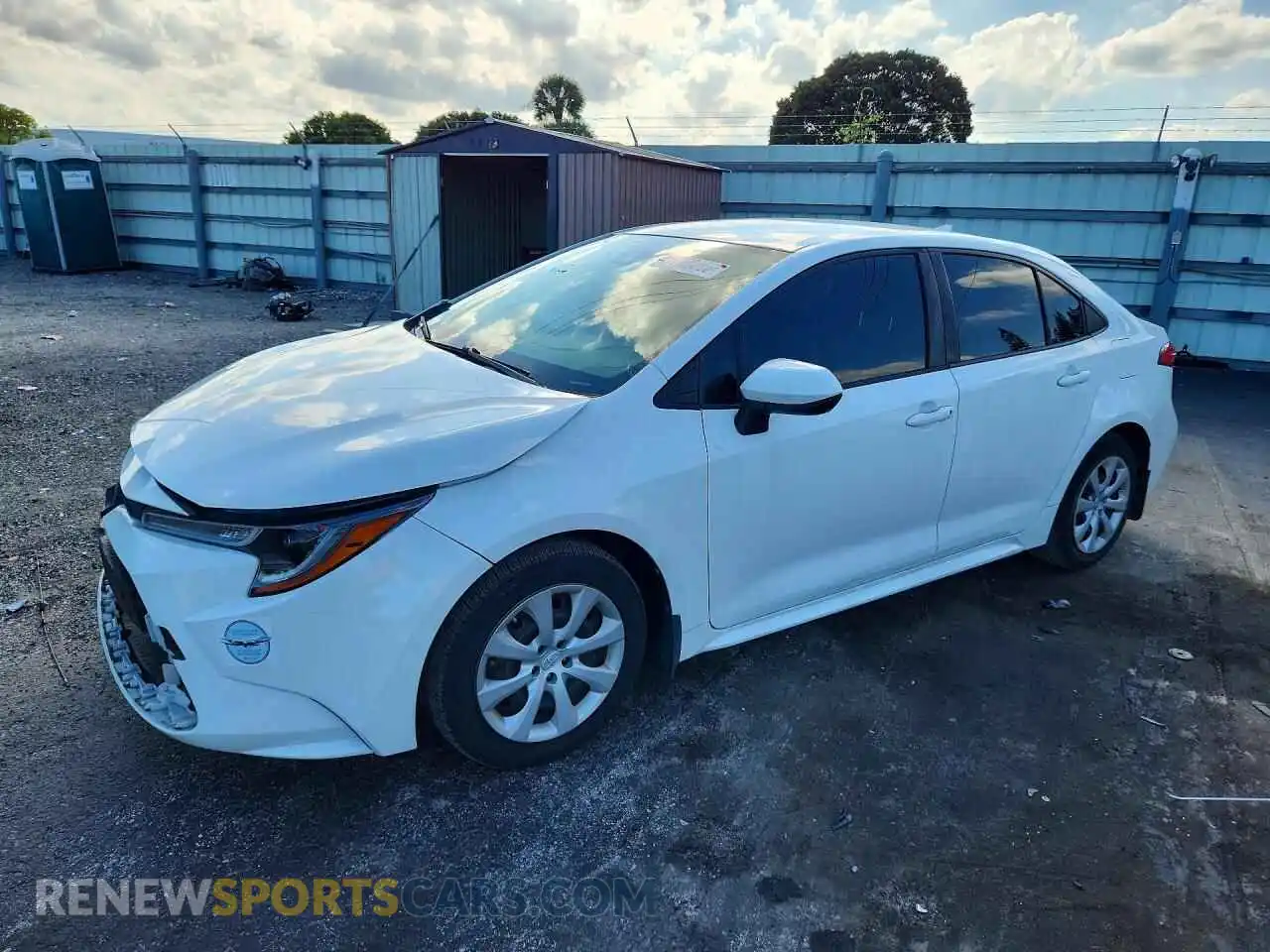 1 fotografías del automóvil dañado JTDEPMAE6MJ126236 TOYOTA COROLLA 2021