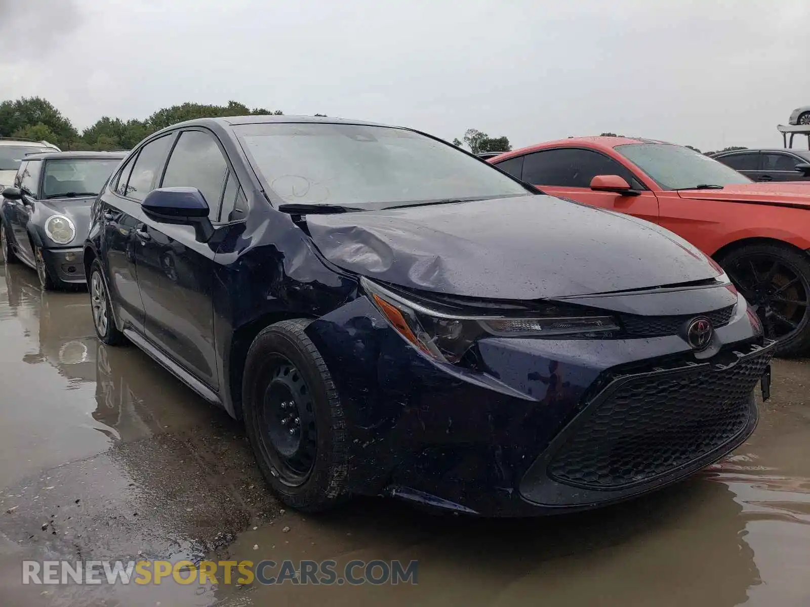 1 Photograph of a damaged car JTDEPMAE6MJ127080 TOYOTA COROLLA 2021
