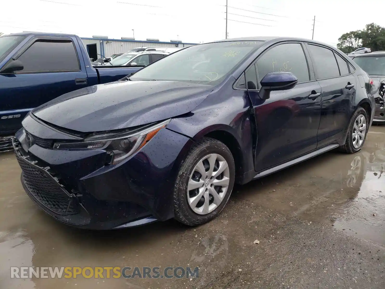 2 Photograph of a damaged car JTDEPMAE6MJ127080 TOYOTA COROLLA 2021