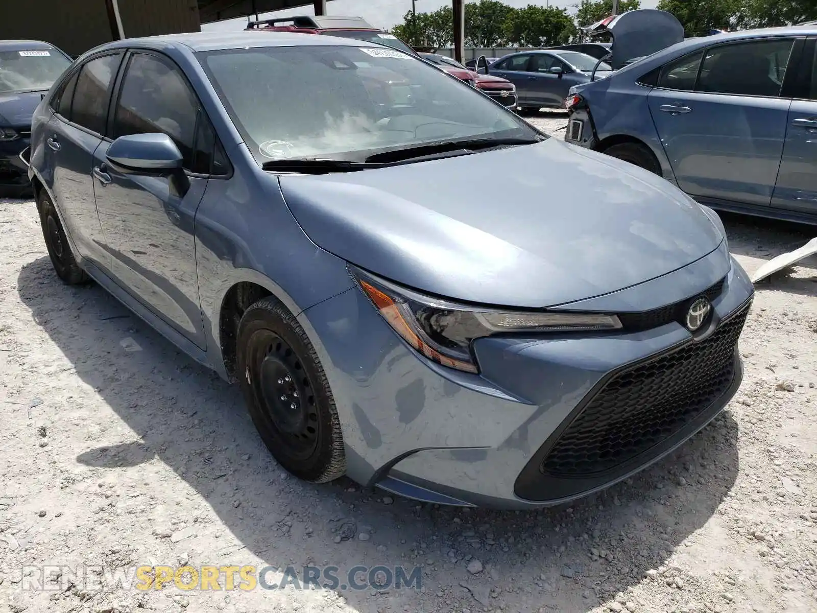 1 Photograph of a damaged car JTDEPMAE6MJ129234 TOYOTA COROLLA 2021