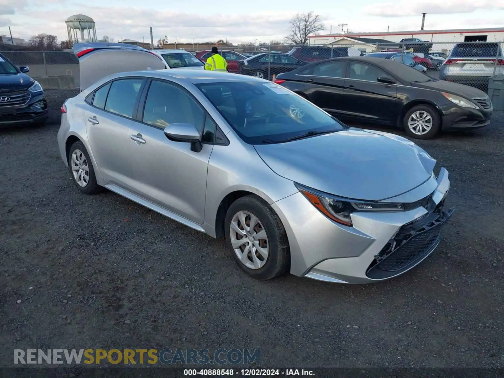 1 Photograph of a damaged car JTDEPMAE6MJ130240 TOYOTA COROLLA 2021