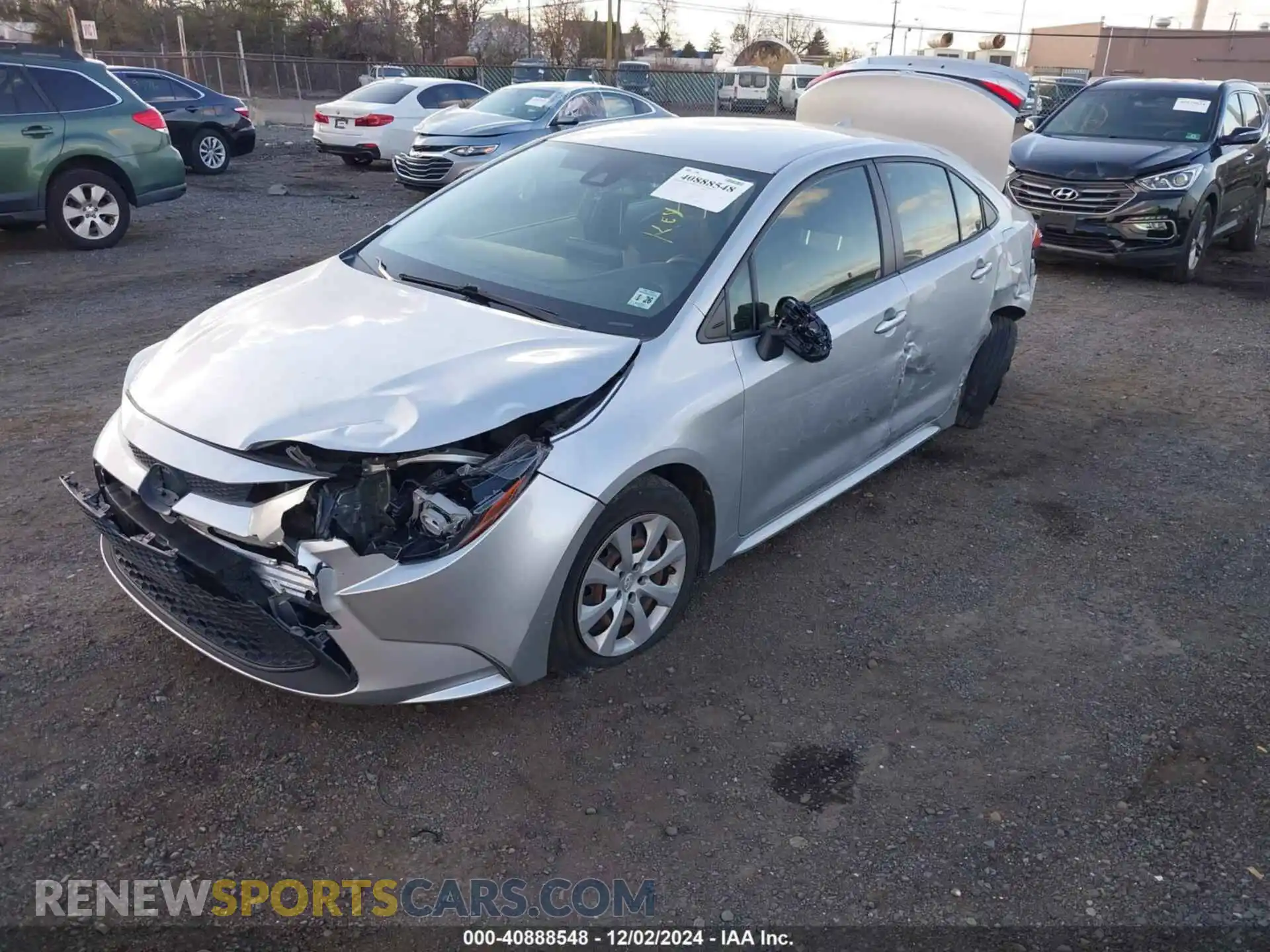 2 Photograph of a damaged car JTDEPMAE6MJ130240 TOYOTA COROLLA 2021
