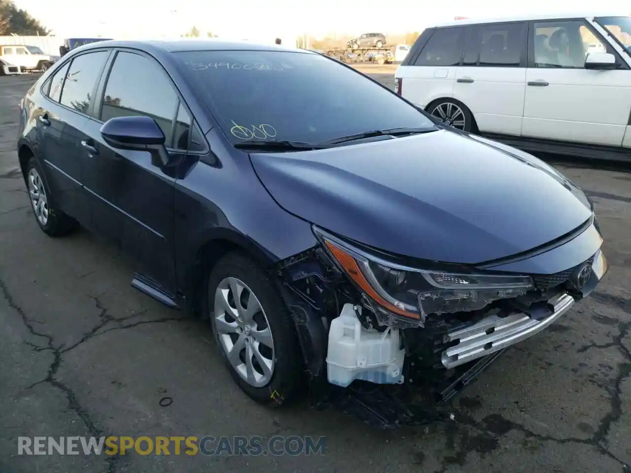 1 Photograph of a damaged car JTDEPMAE6MJ131176 TOYOTA COROLLA 2021