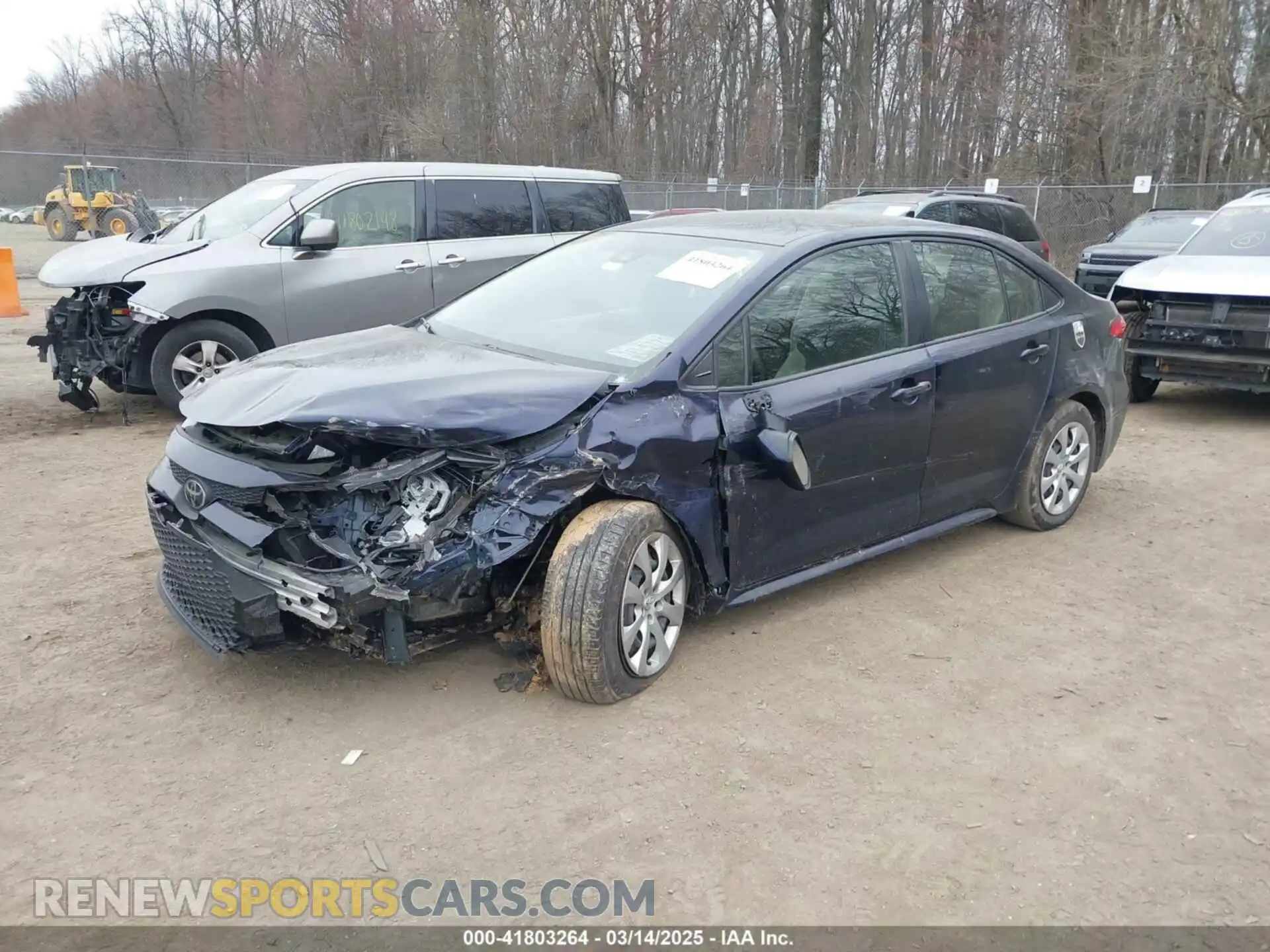 2 Photograph of a damaged car JTDEPMAE6MJ132652 TOYOTA COROLLA 2021