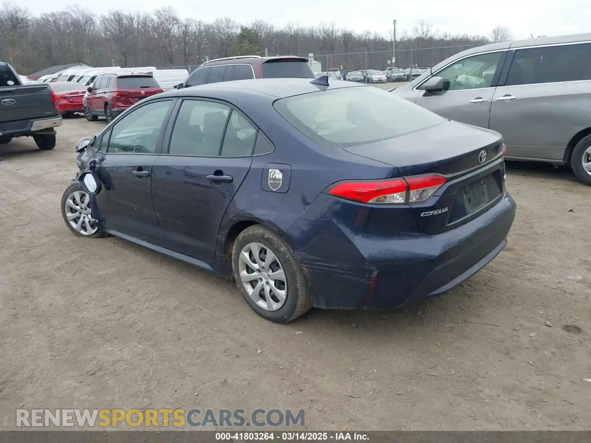 3 Photograph of a damaged car JTDEPMAE6MJ132652 TOYOTA COROLLA 2021