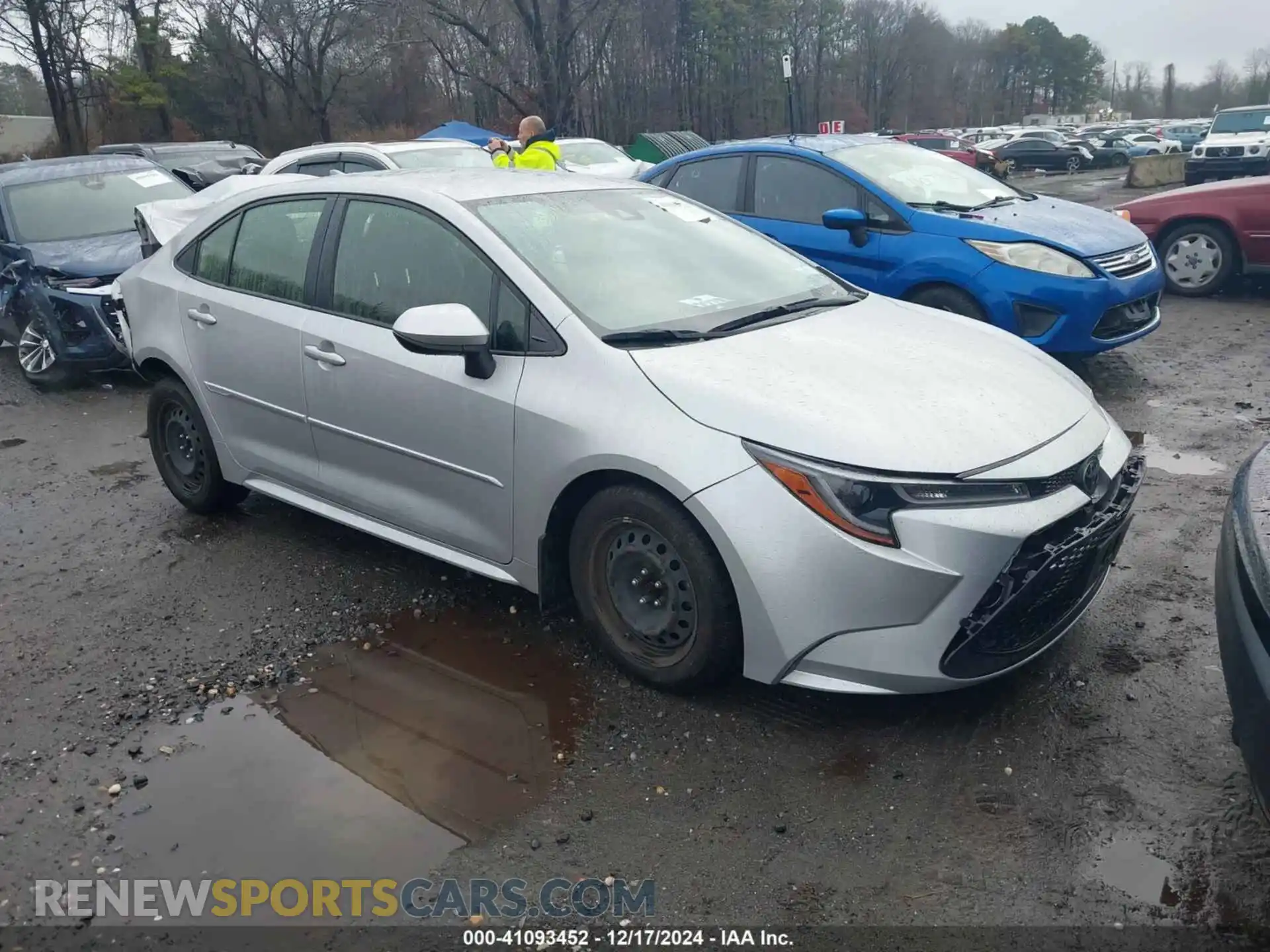 1 Photograph of a damaged car JTDEPMAE6MJ132666 TOYOTA COROLLA 2021