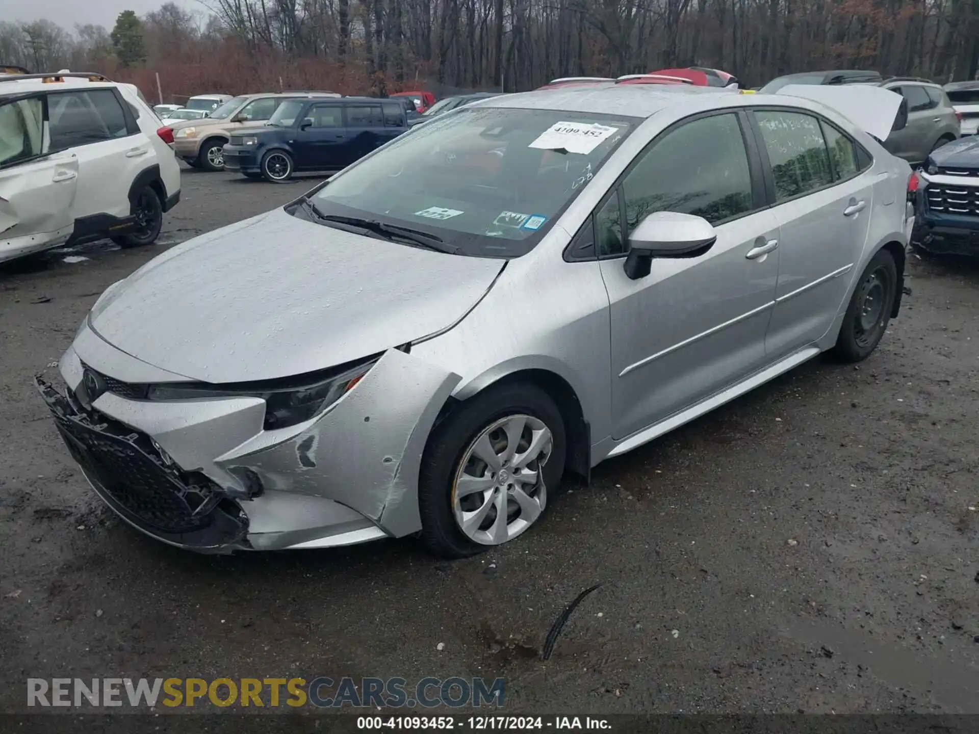 2 Photograph of a damaged car JTDEPMAE6MJ132666 TOYOTA COROLLA 2021