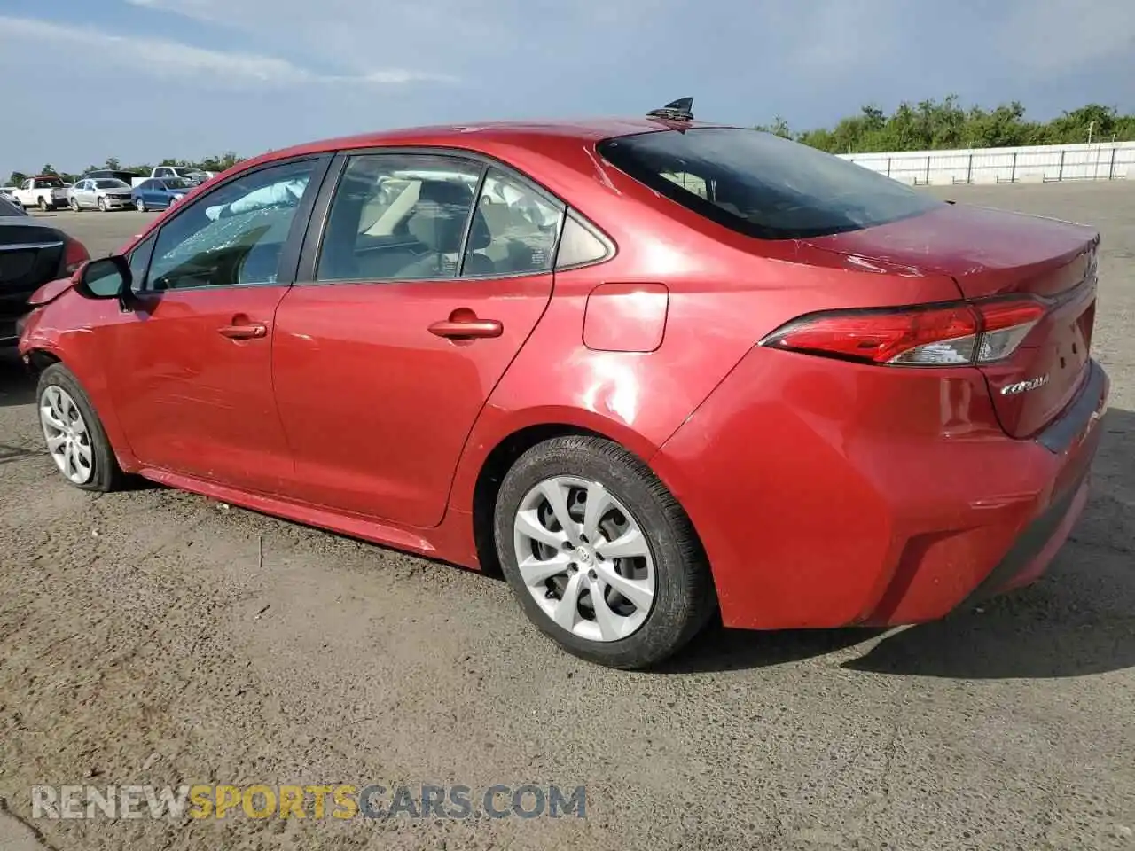 2 Photograph of a damaged car JTDEPMAE6MJ134675 TOYOTA COROLLA 2021