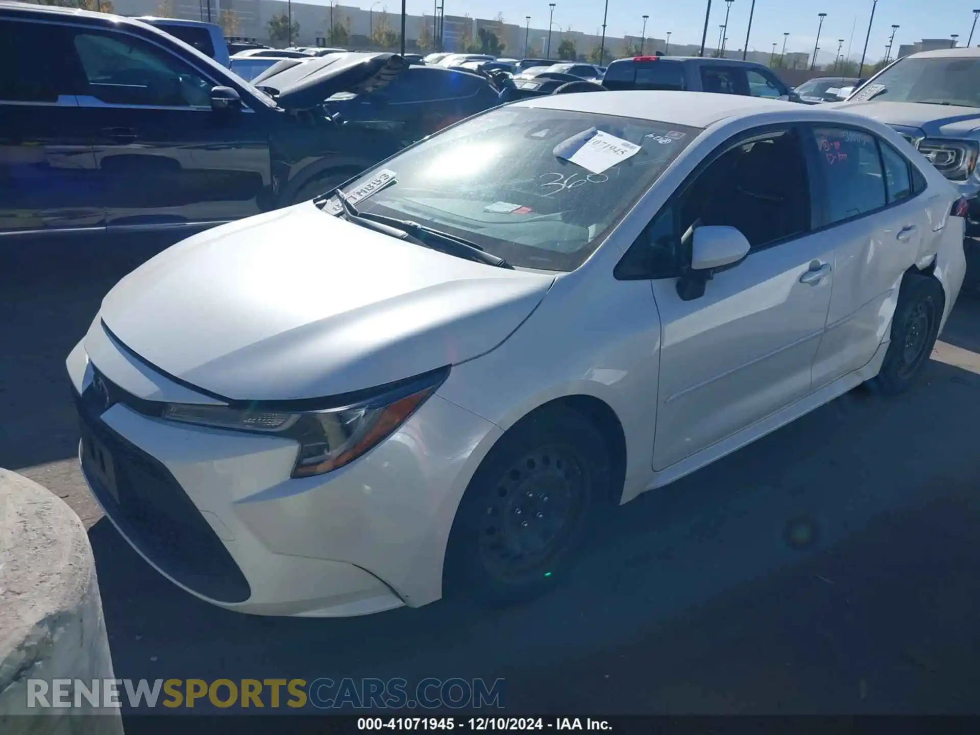 2 Photograph of a damaged car JTDEPMAE6MJ135180 TOYOTA COROLLA 2021