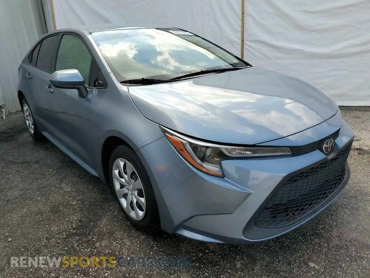 1 Photograph of a damaged car JTDEPMAE6MJ136443 TOYOTA COROLLA 2021