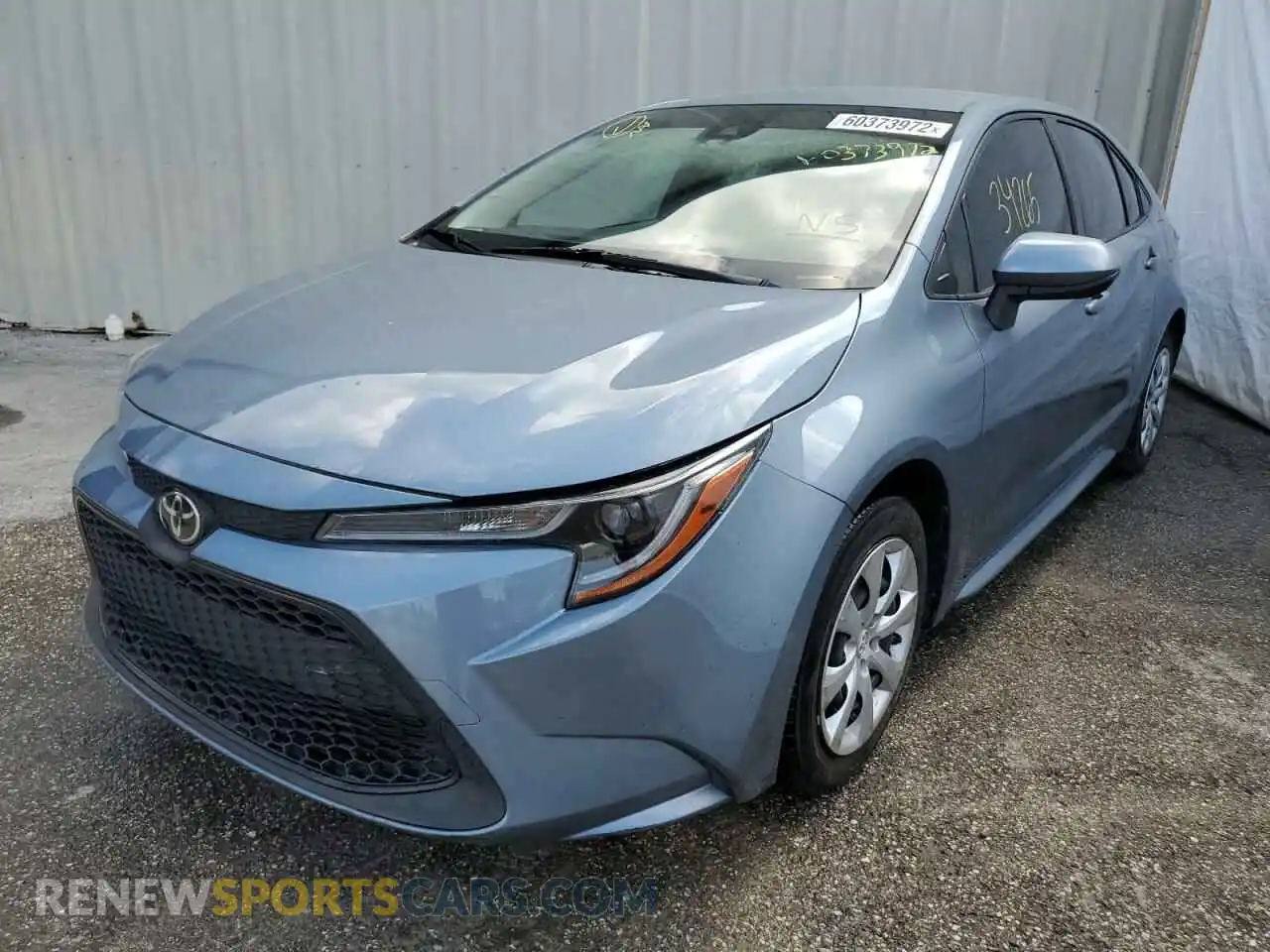 2 Photograph of a damaged car JTDEPMAE6MJ136443 TOYOTA COROLLA 2021