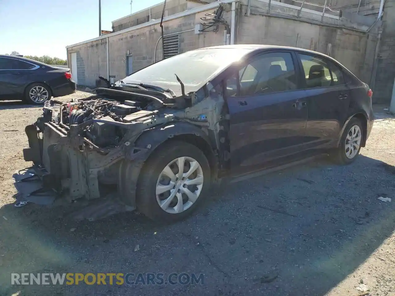 1 Photograph of a damaged car JTDEPMAE6MJ136572 TOYOTA COROLLA 2021