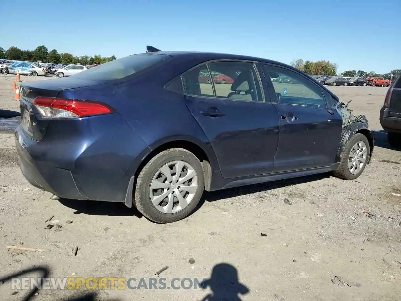 3 Photograph of a damaged car JTDEPMAE6MJ136572 TOYOTA COROLLA 2021