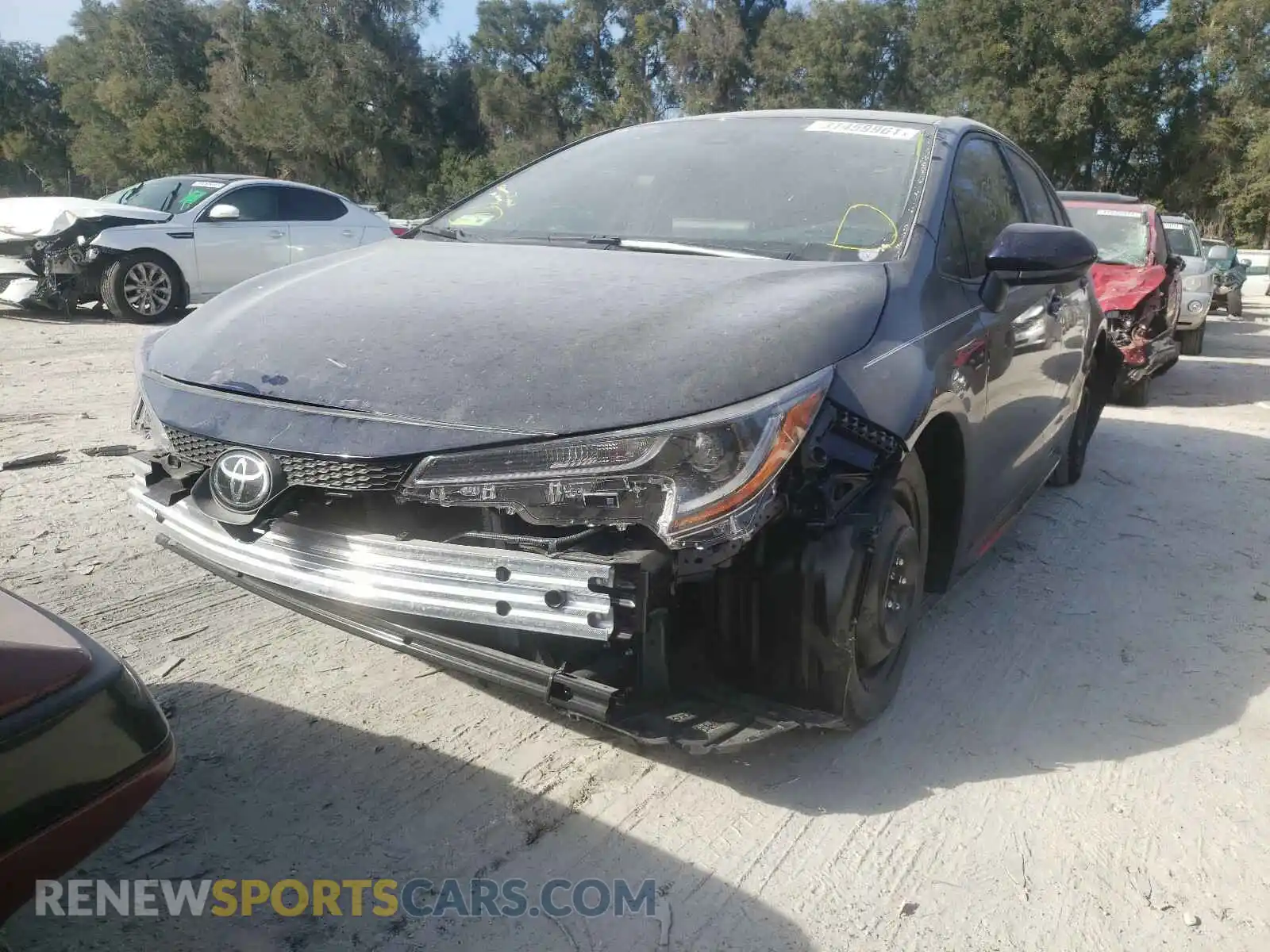 2 Photograph of a damaged car JTDEPMAE6MJ136815 TOYOTA COROLLA 2021