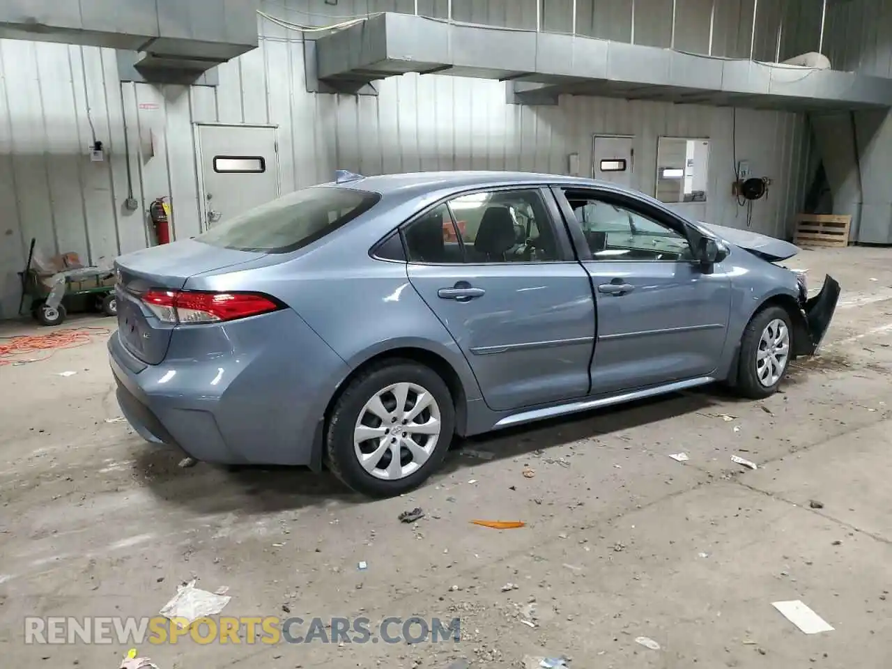 3 Photograph of a damaged car JTDEPMAE6MJ137334 TOYOTA COROLLA 2021