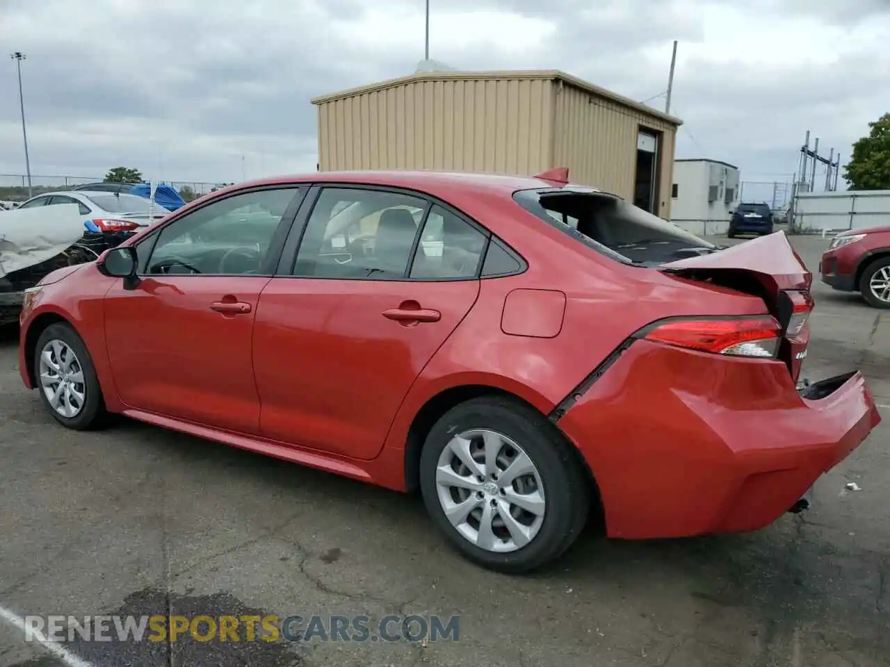 2 Photograph of a damaged car JTDEPMAE6MJ138726 TOYOTA COROLLA 2021