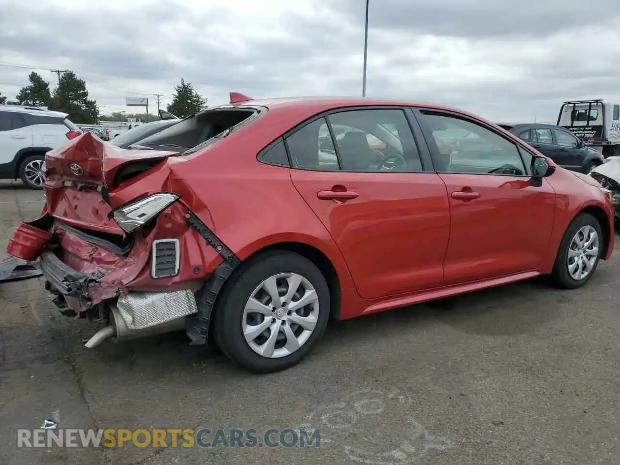 3 Photograph of a damaged car JTDEPMAE6MJ138726 TOYOTA COROLLA 2021