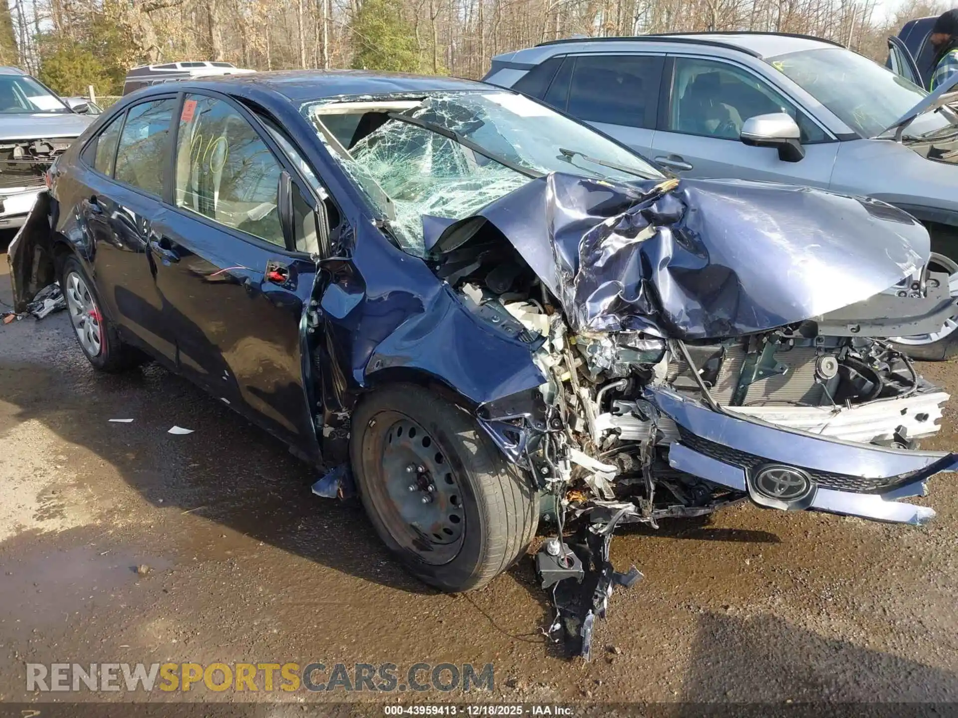 1 Photograph of a damaged car JTDEPMAE6MJ140122 TOYOTA COROLLA 2021