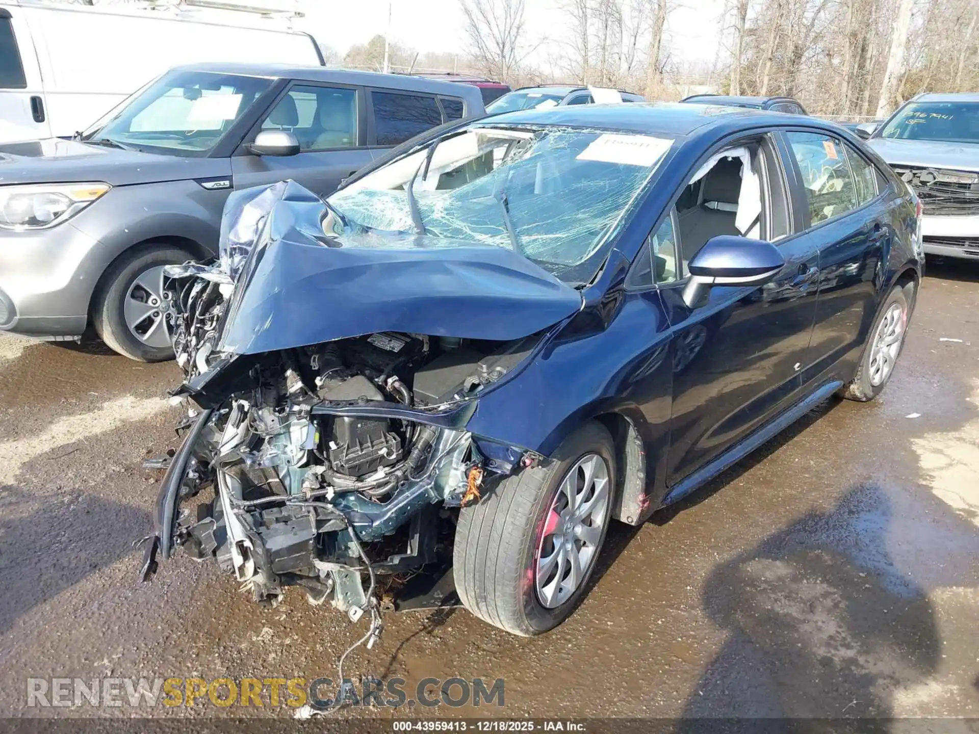 2 Photograph of a damaged car JTDEPMAE6MJ140122 TOYOTA COROLLA 2021