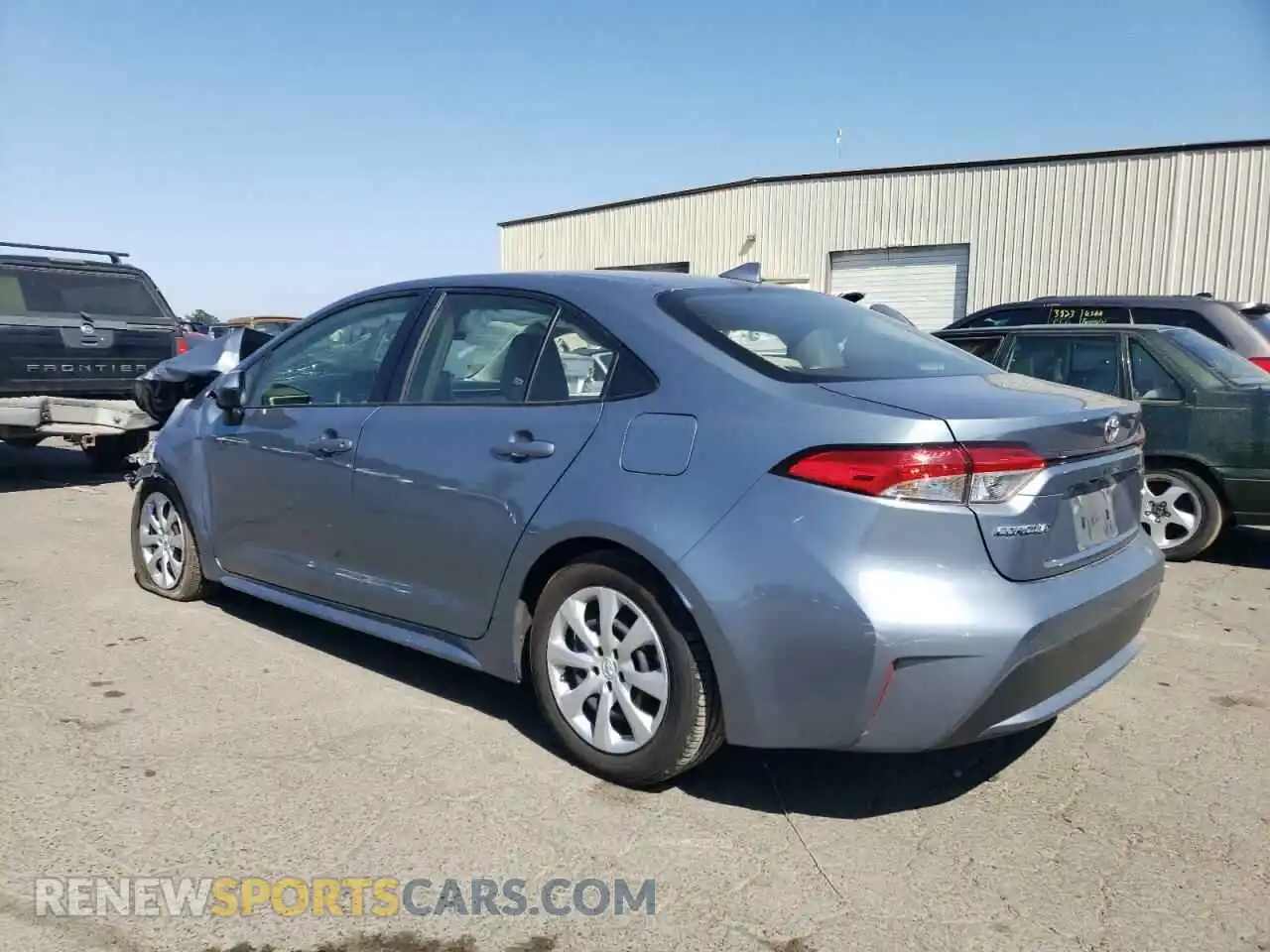 2 Фотография поврежденного автомобиля JTDEPMAE6MJ140587 TOYOTA COROLLA 2021