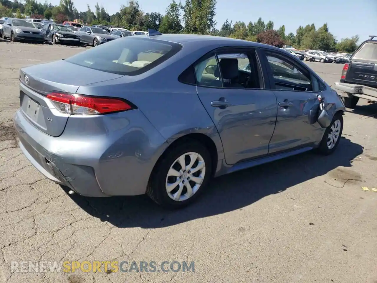 3 Фотография поврежденного автомобиля JTDEPMAE6MJ140587 TOYOTA COROLLA 2021