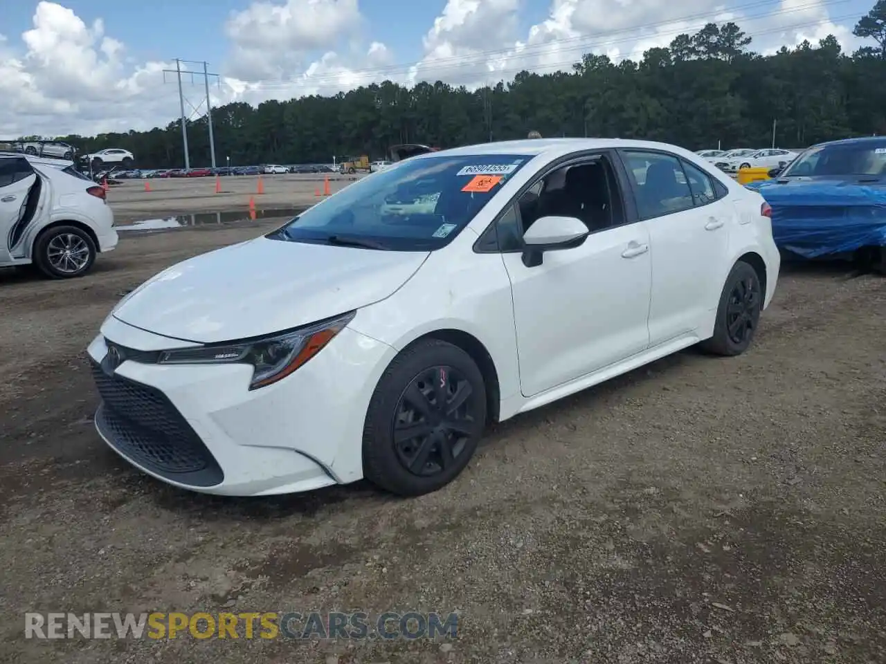 1 Photograph of a damaged car JTDEPMAE6MJ142856 TOYOTA COROLLA 2021