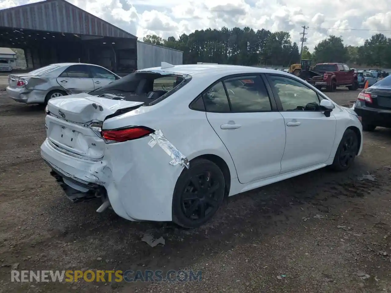 3 Photograph of a damaged car JTDEPMAE6MJ142856 TOYOTA COROLLA 2021