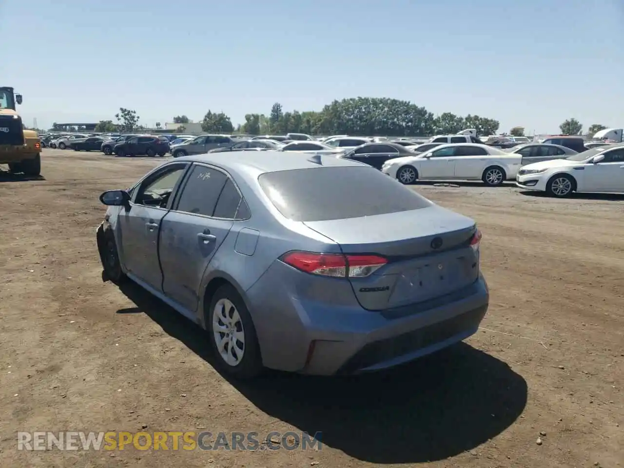 3 Photograph of a damaged car JTDEPMAE6MJ144073 TOYOTA COROLLA 2021
