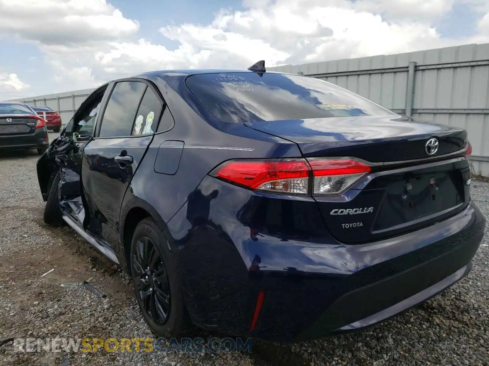 3 Photograph of a damaged car JTDEPMAE6MJ145711 TOYOTA COROLLA 2021