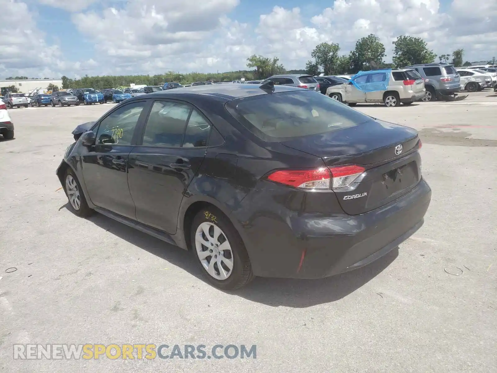 3 Photograph of a damaged car JTDEPMAE6MJ149449 TOYOTA COROLLA 2021