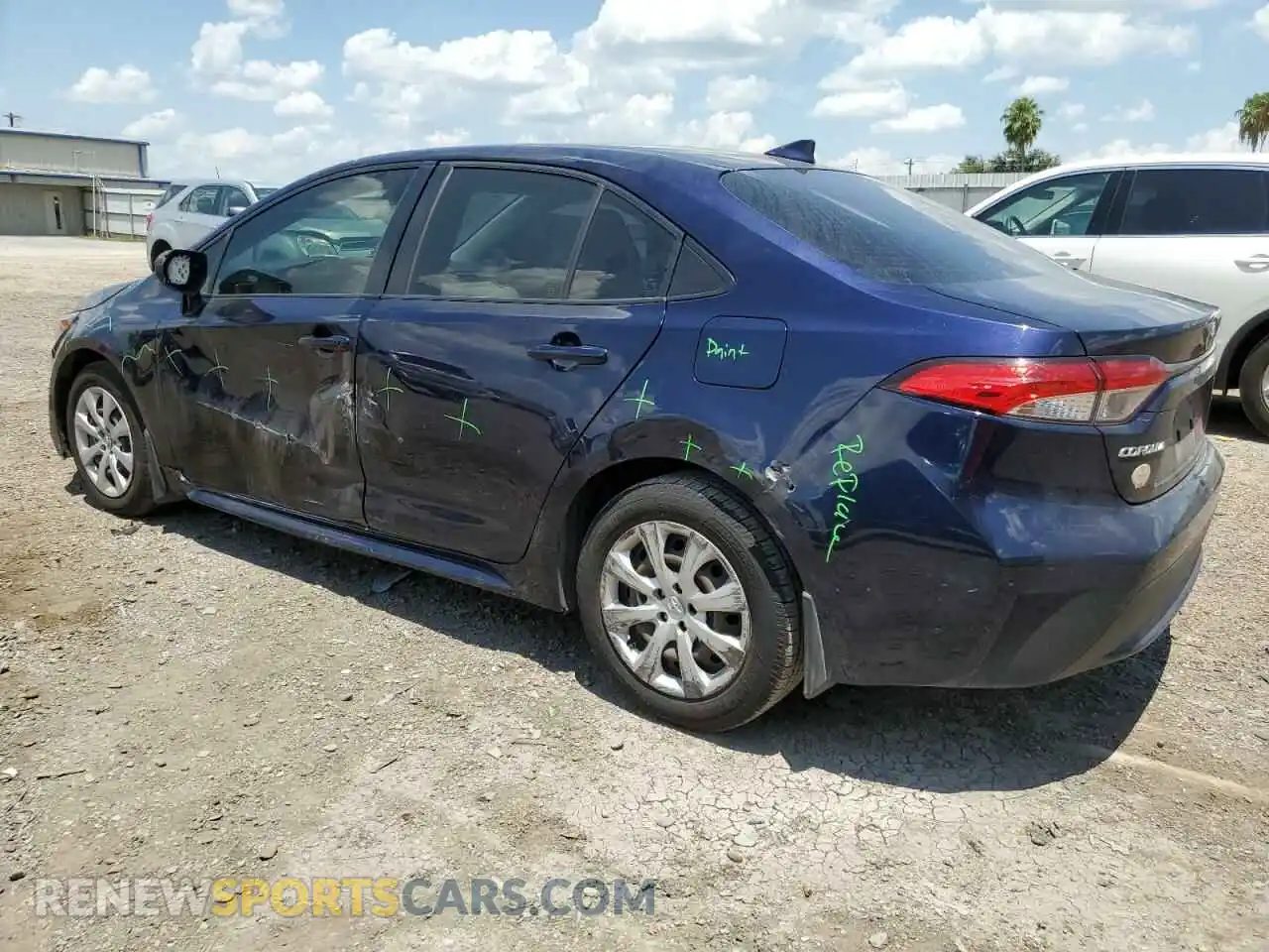 2 Photograph of a damaged car JTDEPMAE6MJ149936 TOYOTA COROLLA 2021