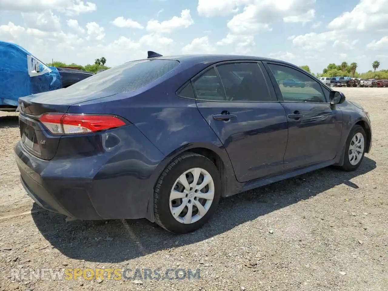3 Photograph of a damaged car JTDEPMAE6MJ149936 TOYOTA COROLLA 2021