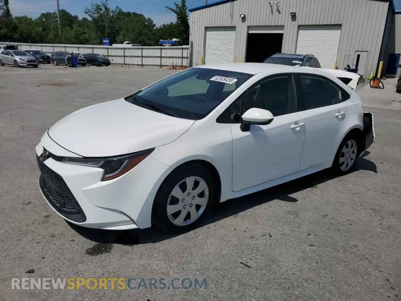 1 Photograph of a damaged car JTDEPMAE6MJ151752 TOYOTA COROLLA 2021