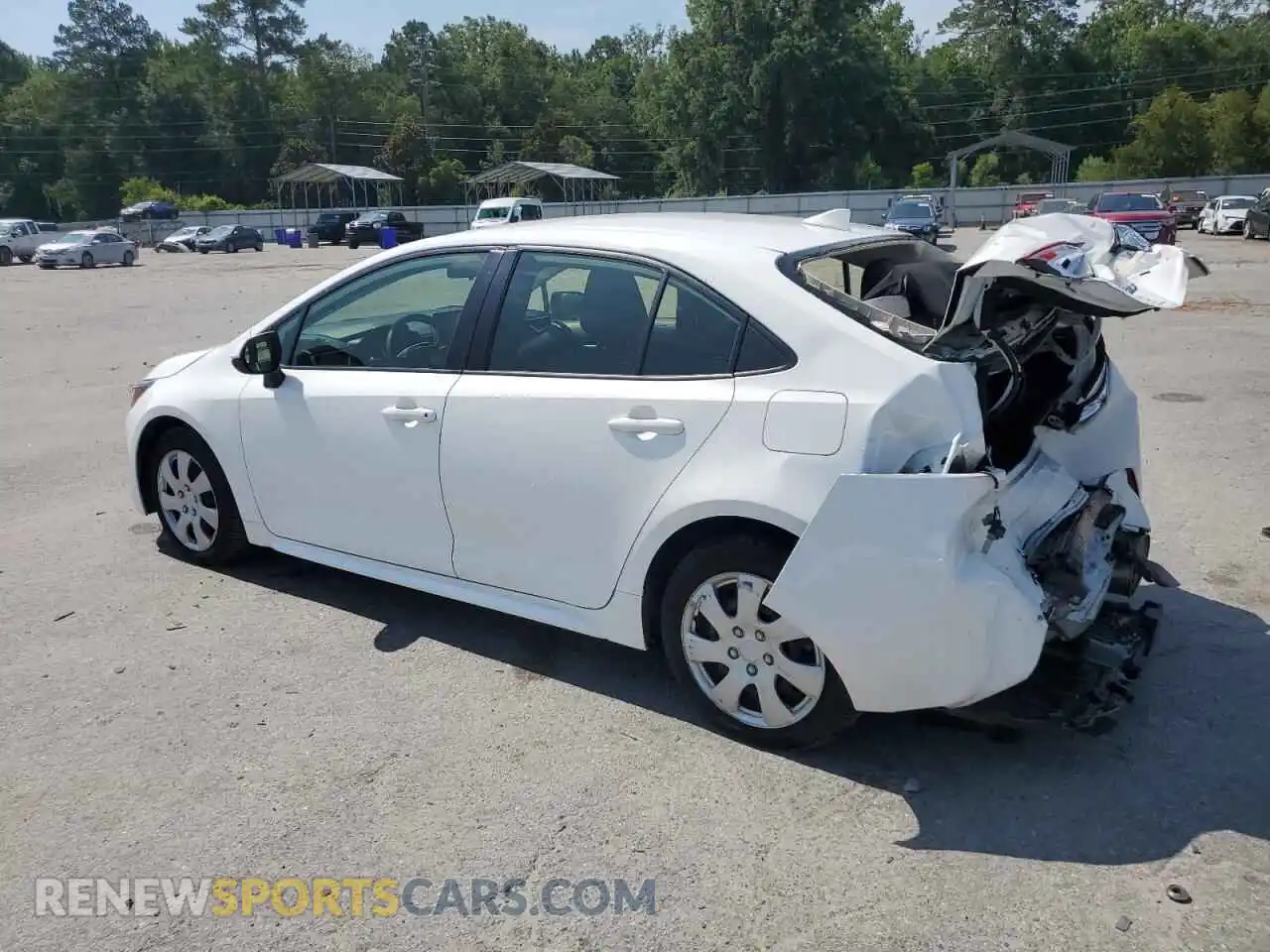 2 Photograph of a damaged car JTDEPMAE6MJ151752 TOYOTA COROLLA 2021