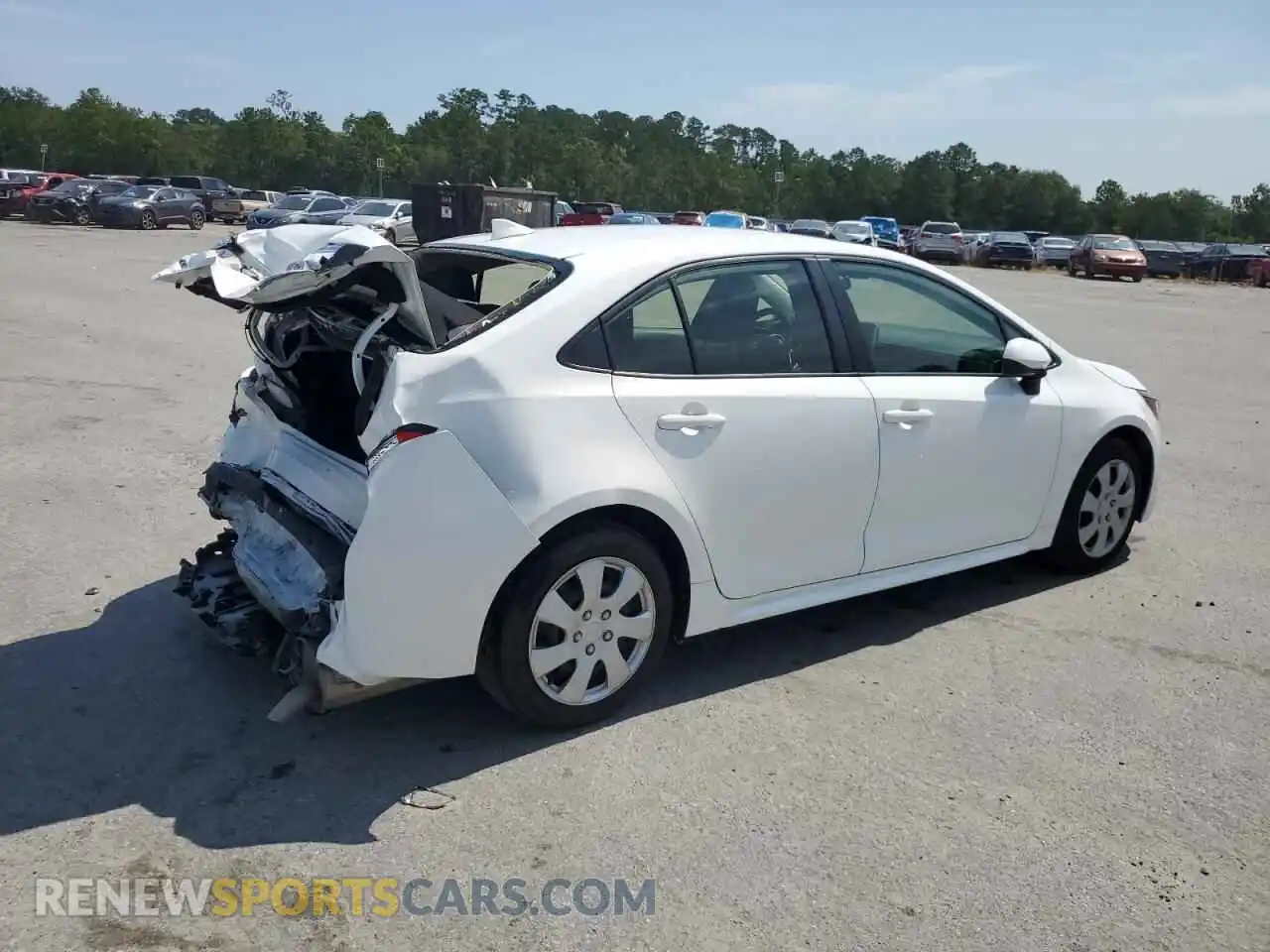 3 Photograph of a damaged car JTDEPMAE6MJ151752 TOYOTA COROLLA 2021