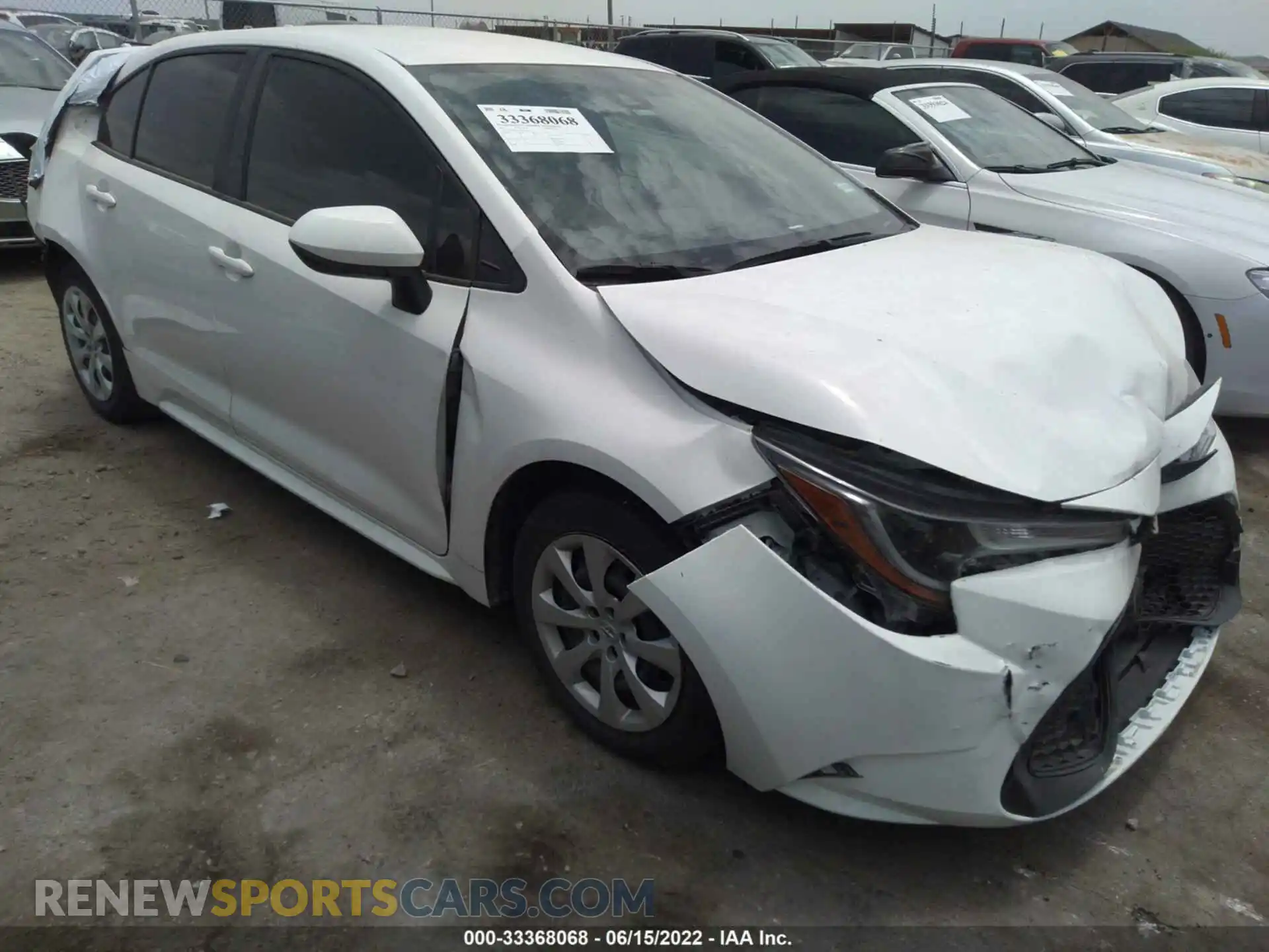 1 Photograph of a damaged car JTDEPMAE6MJ156580 TOYOTA COROLLA 2021