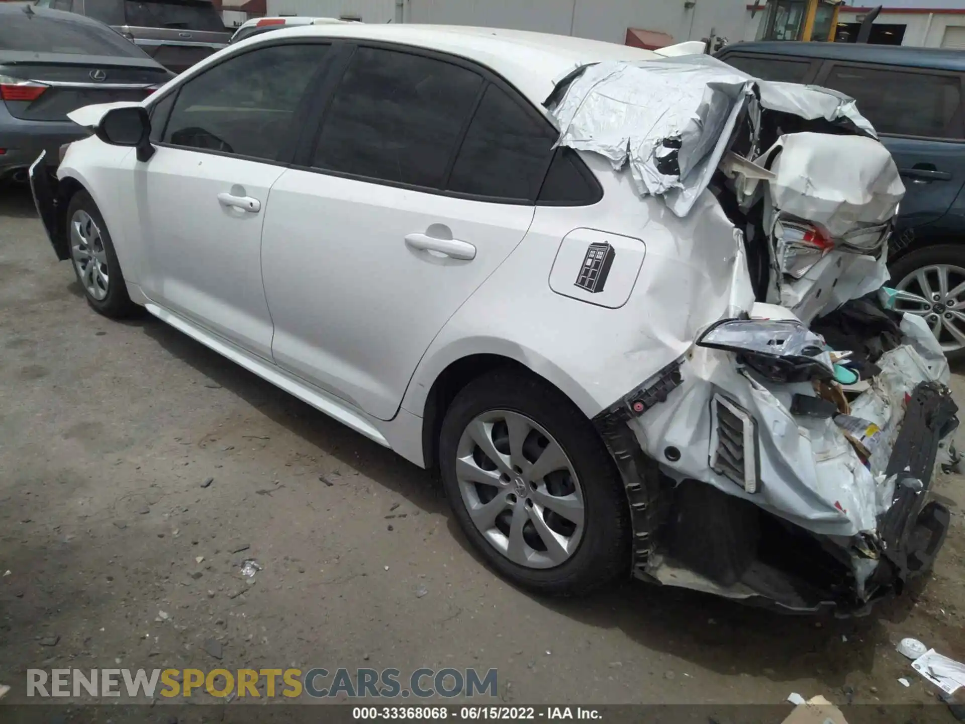 3 Photograph of a damaged car JTDEPMAE6MJ156580 TOYOTA COROLLA 2021