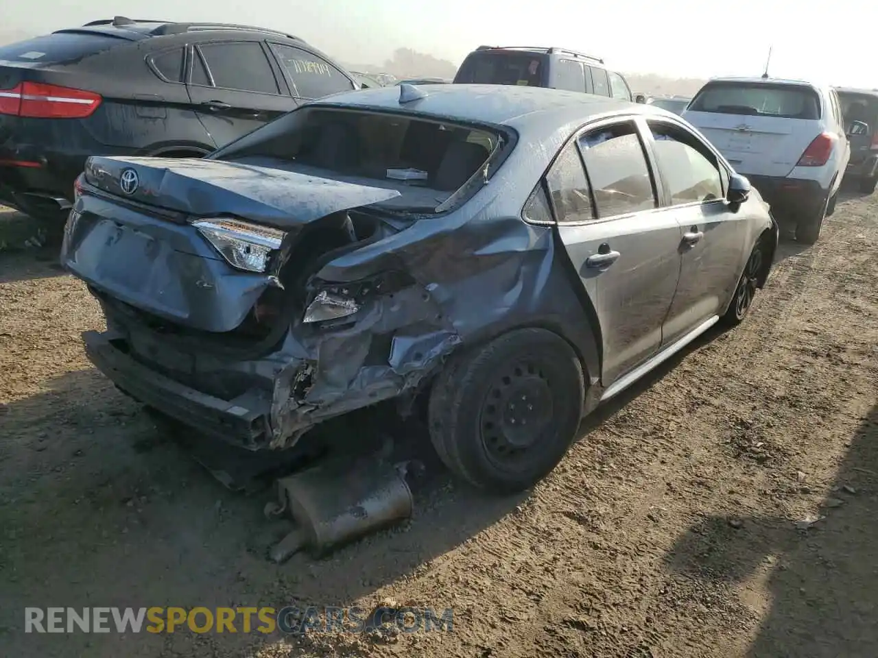 3 Photograph of a damaged car JTDEPMAE6MJ157650 TOYOTA COROLLA 2021